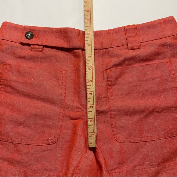 Daughters of the Liberation Orange Salmon Pink Casual Chino Preppy Shorts 4 - Picture 5 of 7